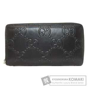 Gucci Zip Around GG Crocodile Long Wallet